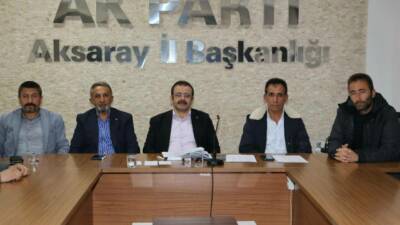 AK Parti Aksaray İl Başkanlığı’nda düzenli olarak gerçekleştirilen haftalık olağan