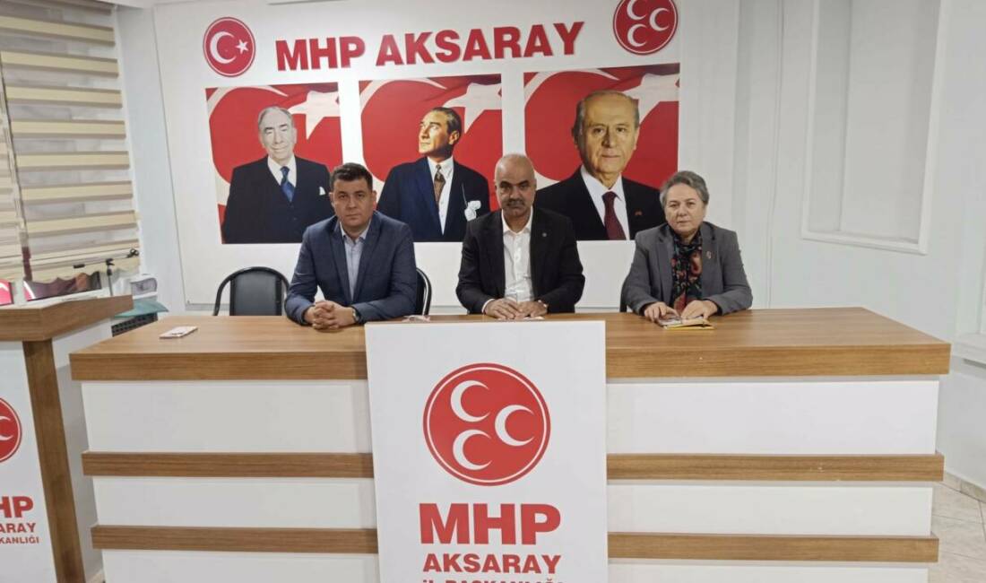 MHP Aksaray İl Başkanı Burhanettin Karataş, Merkez İlçe Başkanı Muhsin