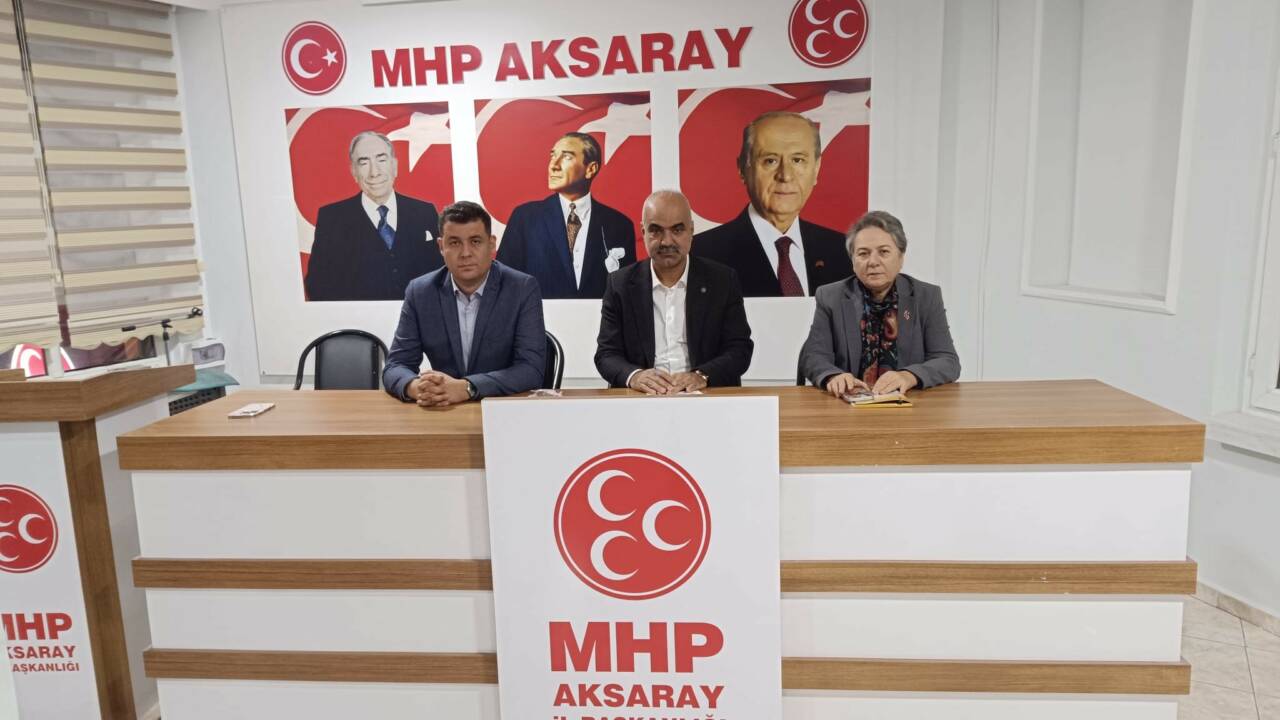 MHP Aksaray İl Başkanı Burhanettin Karataş, Merkez İlçe Başkanı Muhsin