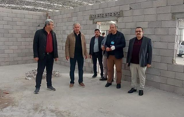 İl Millî Eğitim Müdürü Metin Alpaslan, Aksaray’daki MTSK alanında süren