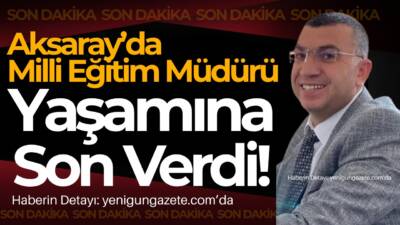 Eskil İlçe Milli Eğitim Müdürü İbrahim Kılıçer,(45) evinde kendini asarak