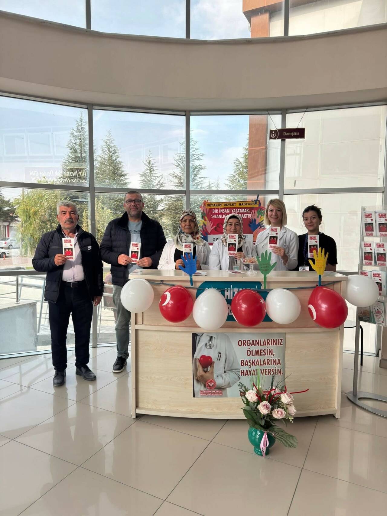 03-09 Kasım Organ Bağışı Haftası dolayısıyla Ortaköy Devlet Hastanesi, yaşamın