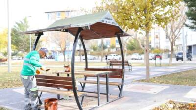 Aksaray Belediyesi, Paşacık Mahallesi’ndeki parklarda yürüttüğü yenileme çalışmalarıyla kamelyaları daha