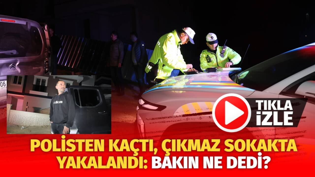 Nevşehir'de yaşanan olayda polisin uygulama noktasından kaçan sürücü uzun kovalamaca