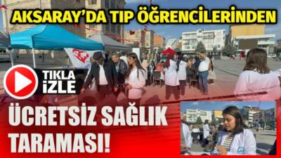Aksaray’da halk sağlığına dikkat çekmek amacıyla önemli bir etkinlik düzenlendi.