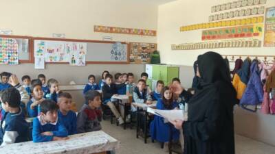 Sultanhanı İlçe Müftülüğü, Yunus Emre İlkokulu’nda öğrencilerin çevre bilincini ve