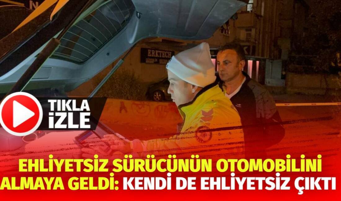 Kayseri’de polis ekipler, tarafından yapılan uygulamada durdurulan otomobilin sürücüsü ehliyetinin