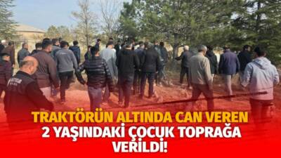 Aksaray'ın Eskil ilçesinde yaşanan acı olayda, babasının kullandığı traktörün altında