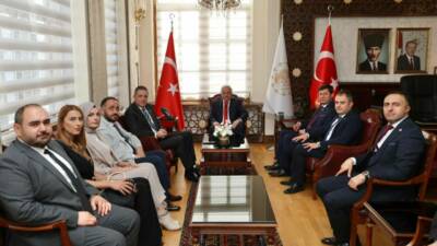 Aksaray Valisi Mehmet Ali Kumbuzoğlu, Türkiye Barolar Birliği Başkanı Erinç