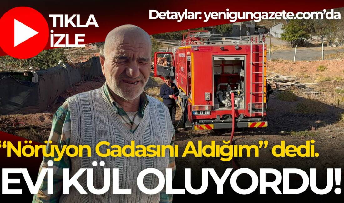 Evinin önündeki otları yakarken yangına neden olan Aksaraylı fenomen Ramazan