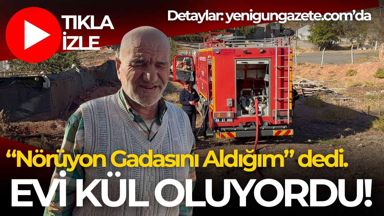 Evinin önündeki otları yakarken yangına neden olan Aksaraylı fenomen Ramazan