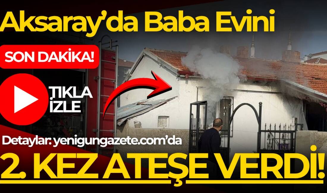Hasas Mahallesi’nde Kemal D. adlı şahıs, iddiaya göre babasının evini