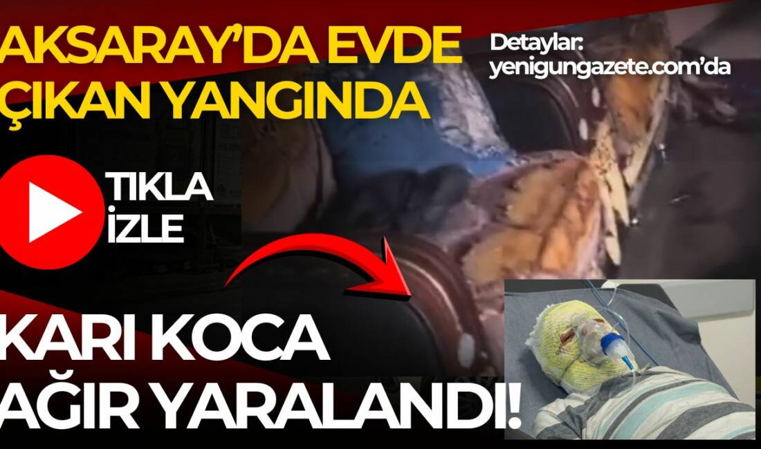Gülağaç ilçesine bağlı Saratlı’da evlerinde çıkan yangında alevlere müdahale eden