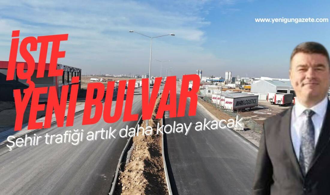 Aksaray Belediye Başkanı Evren Dinçer, 30 metre genişliğinde ve 2,5