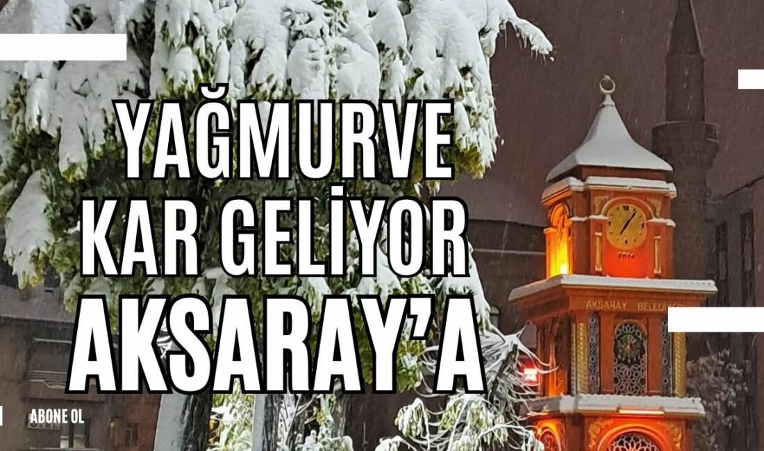 Aksaray hava durumu raporuna göre Aksaray genelinde parçalı bulutlu hava,