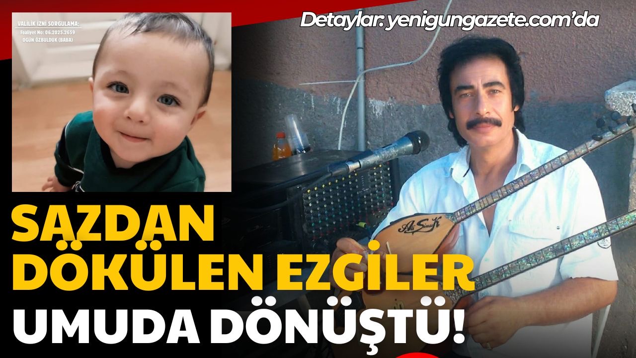 Aksaraylı halk sanatçısı Ali Şimşek, SMA Tip-1 hastası 17 aylık