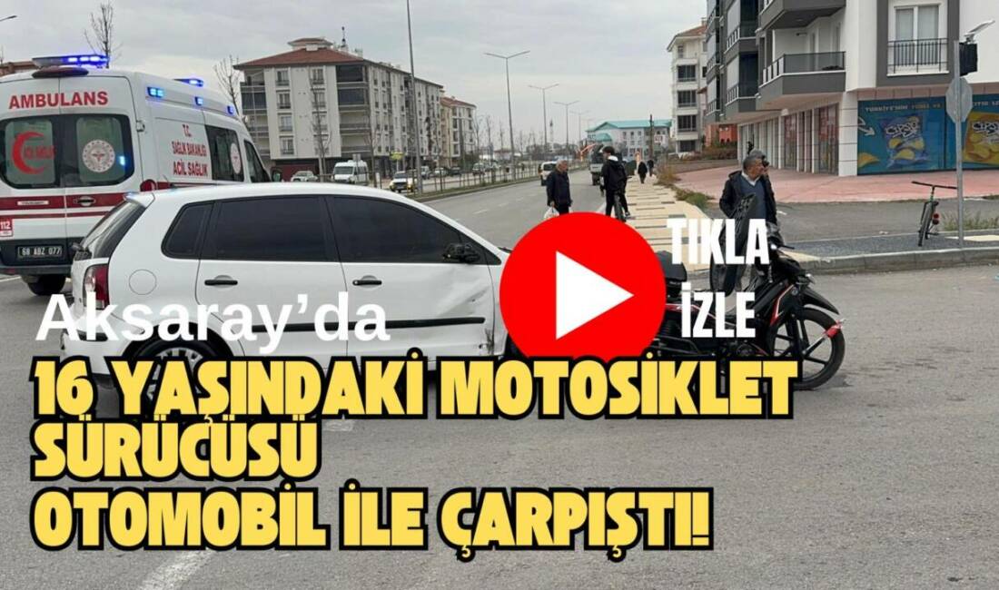 Kurtuluş Mahallesi’nde Otomobil ile Motosiklet Çarpıştı: 16 Yaşındaki Sürücü Yaralandı