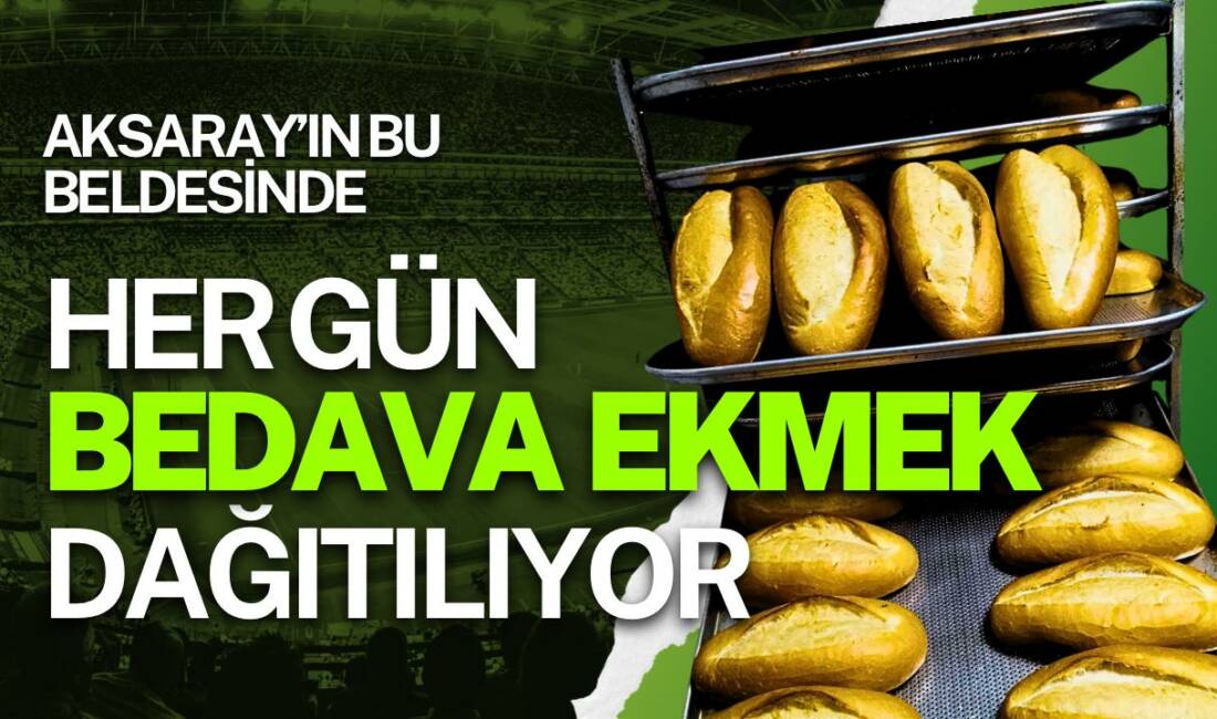 Aksaray’ın Demirci beldesinde vatandaşlar, hayatını kaybedenlerin anısına halk ekmek fırınında