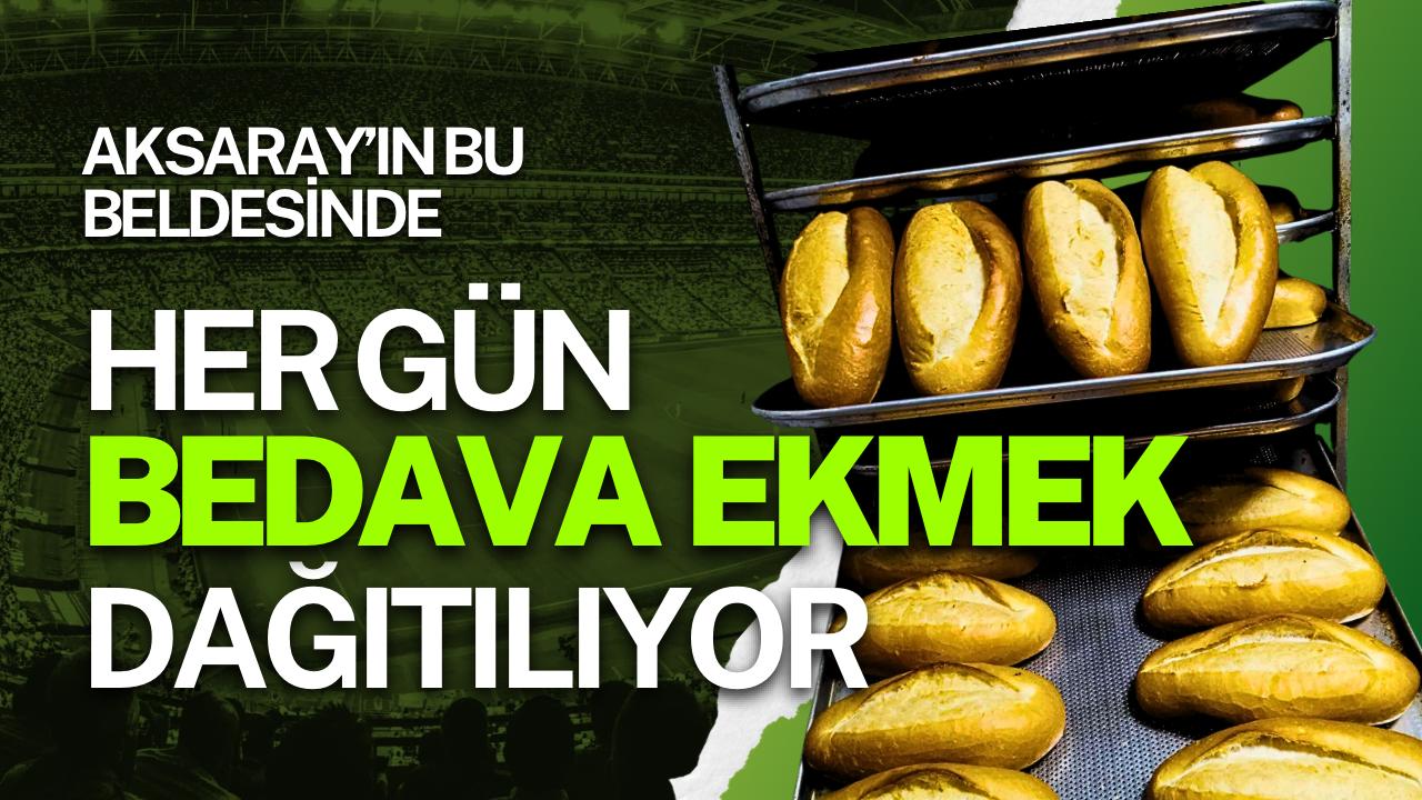 Aksaray’ın Demirci beldesinde vatandaşlar, hayatını kaybedenlerin anısına halk ekmek fırınında