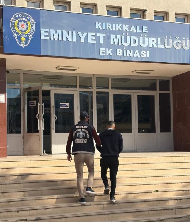 Kırıkkale'de İl Emniyet Müdürlüğü  tarafından haklarında kesinleşmiş hapis cezası bulunan