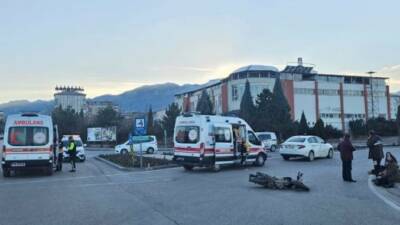 Konya'nın Seydişehir ilçesinde yaşanan kazada 3 kişi yaralandı.