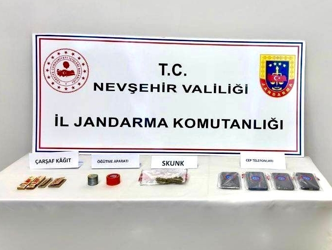 Nevşehir merkezli iki ilde İl Jandarma Komutanlığı ekipleri tarafınsan düzenlenen
