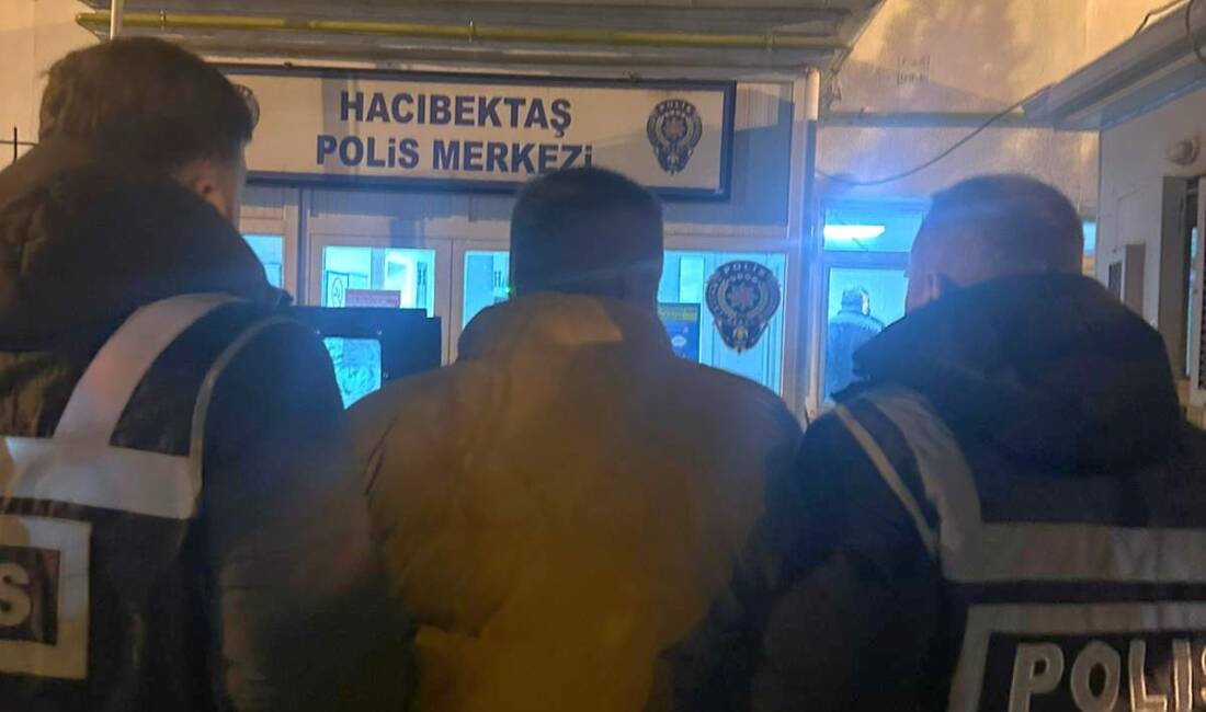 Nevşehir'de İl Emniyet Müdürlüğün ekipleri tarafından hırsızlık yaptığı iddiasıyla gözaltına