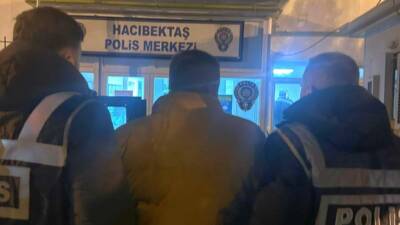 Nevşehir'de İl Emniyet Müdürlüğün ekipleri tarafından hırsızlık yaptığı iddiasıyla gözaltına
