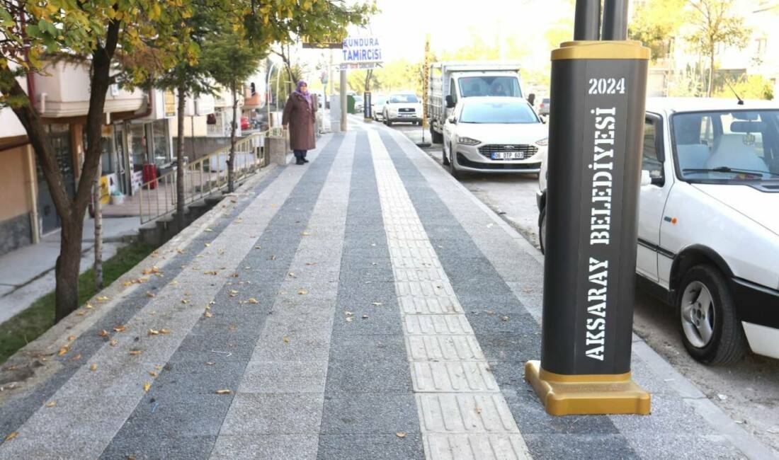 Aksaray Belediyesi, 2025 yılı boyunca şehir genelinde yaya ulaşımını güçlendirmek