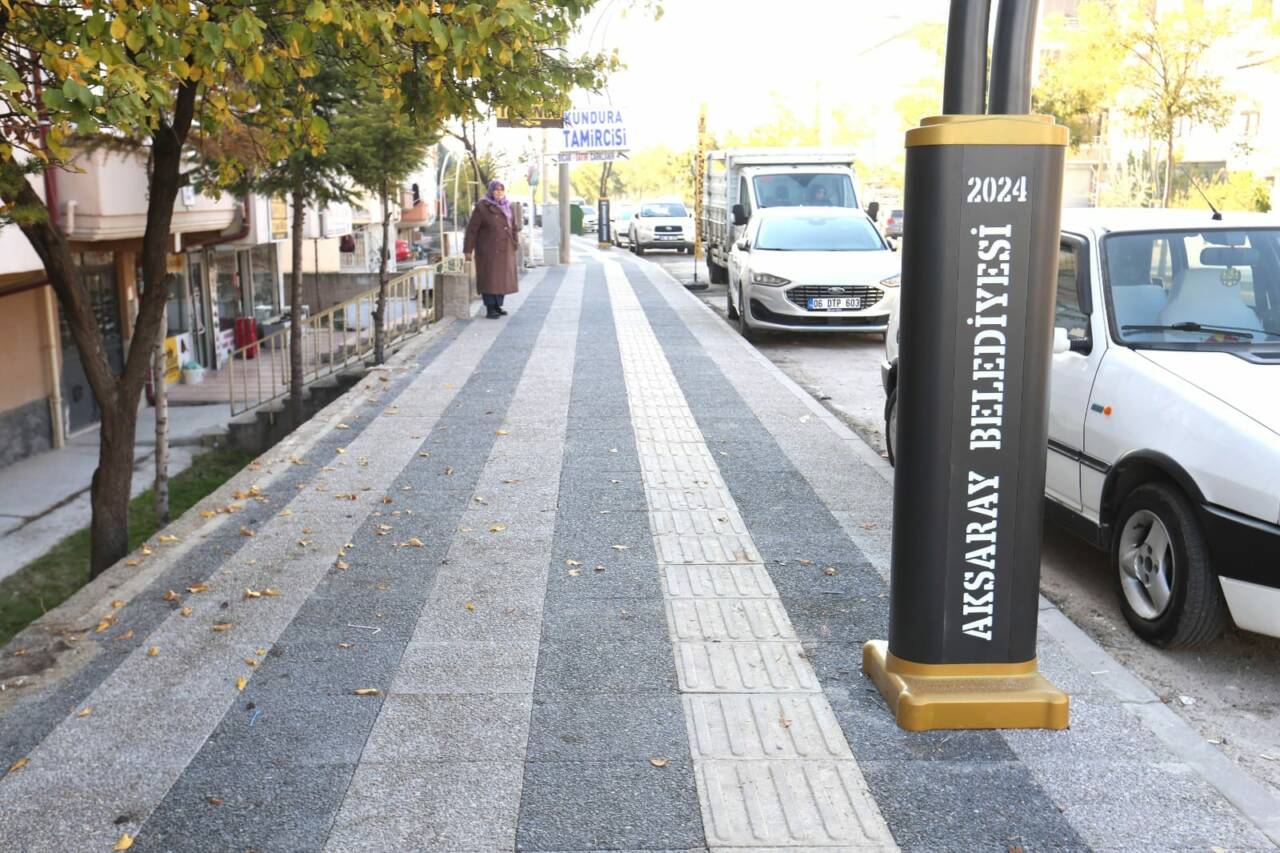 Aksaray Belediyesi, 2025 yılı boyunca şehir genelinde yaya ulaşımını güçlendirmek