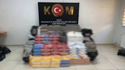 Konya'da düzenlenen operasyonda, piyasa değeri yaklaşık 2 milyon 300 bin