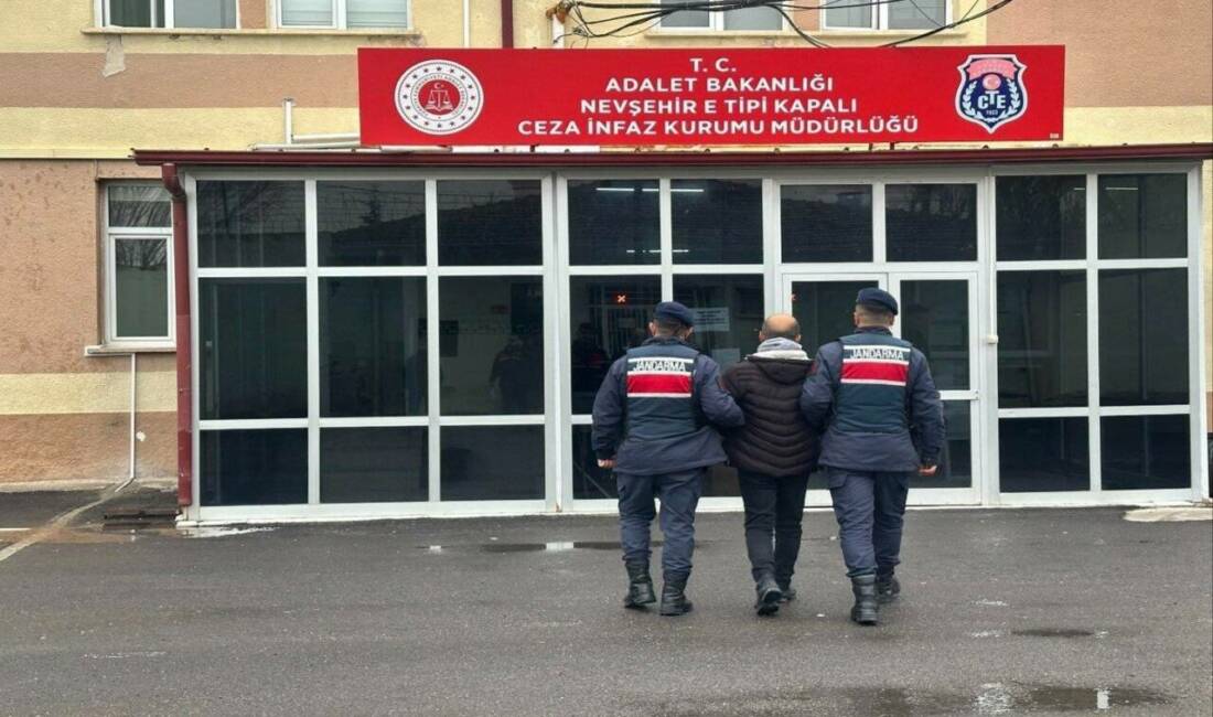Nevşehir’de İl Jandarma Komutanlığı tarafından 18 yıl 4 ay hapis
