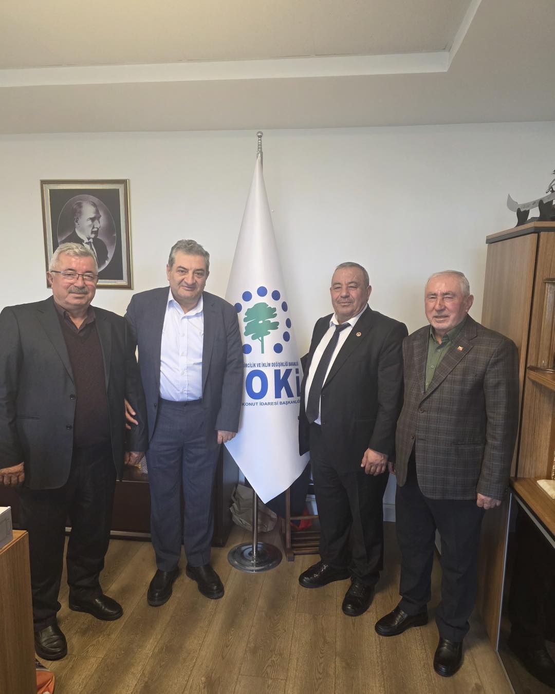 Gülağaç Belediye Başkanı Doğan Başbuğ, geçmiş dönem belediye başkanları Tavil