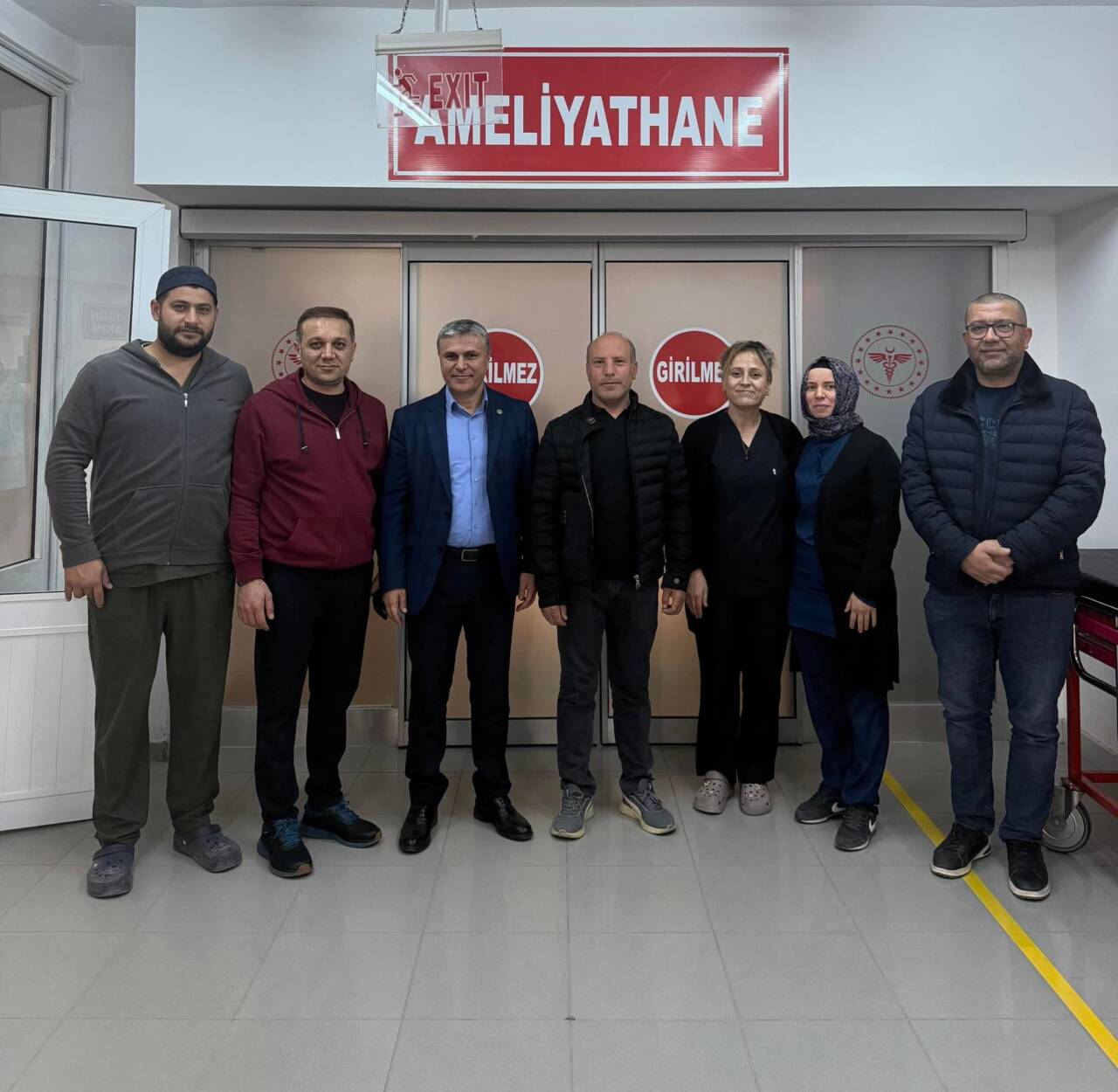 Sağlık-Sen Aksaray Şube Başkanı Rıfat Kaya, Ortaköy ilçesinde sağlık hizmeti