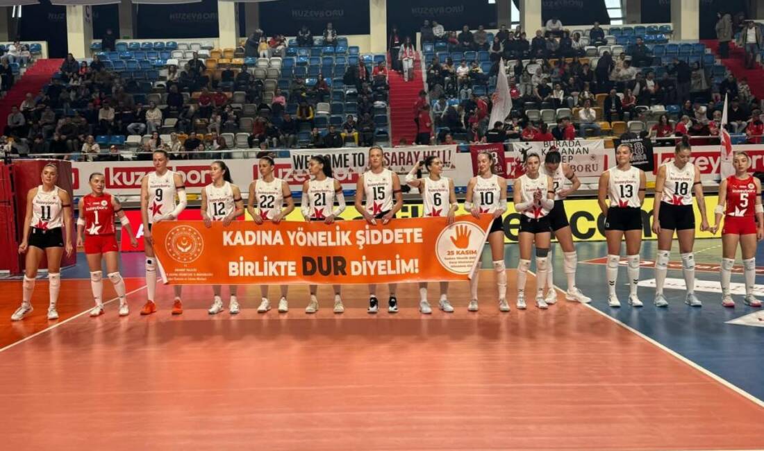 Vodafone Sultanlar Ligi’nde oynanan Kuzeyboru – Nilüfer Belediyespor karşılaşması, yalnızca