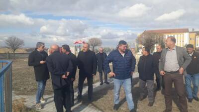 Aksaray İl Genel Meclisi üyeleri, komisyon çalışmaları kapsamında Ortaköy ilçesinde