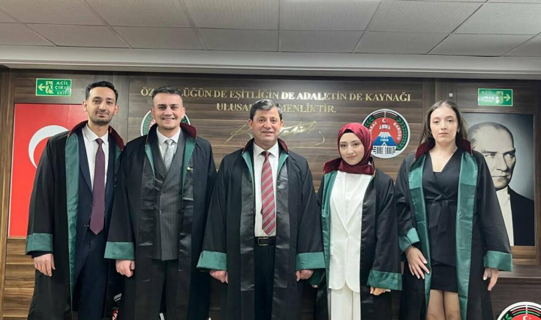 Avukatlık stajını tamamlayarak ruhsat almaya hak kazanan adaylar için Aksaray