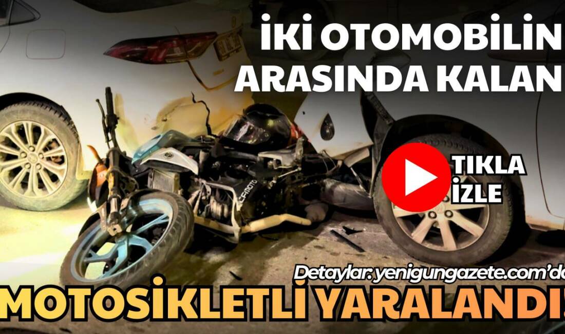 Küçük Bölcek Mahallesi’nde 3 otomobil ve 1 motosikletin karıştığı kazada,