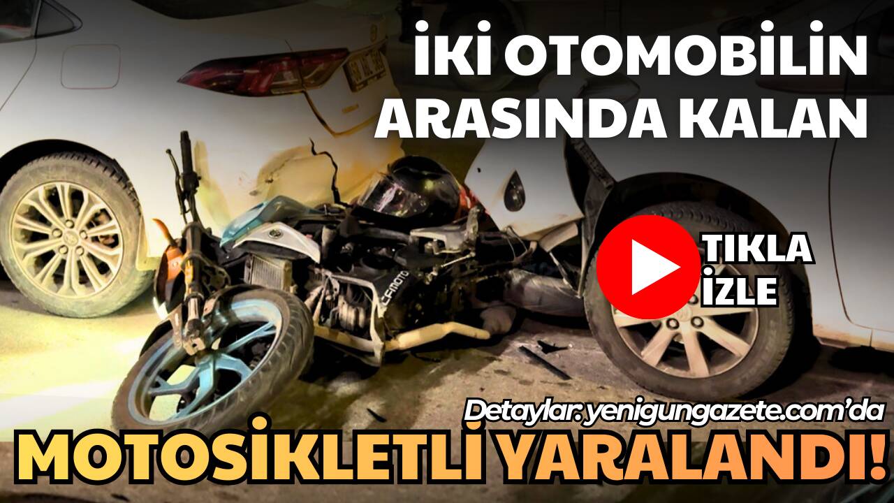 Küçük Bölcek Mahallesi’nde 3 otomobil ve 1 motosikletin karıştığı kazada,