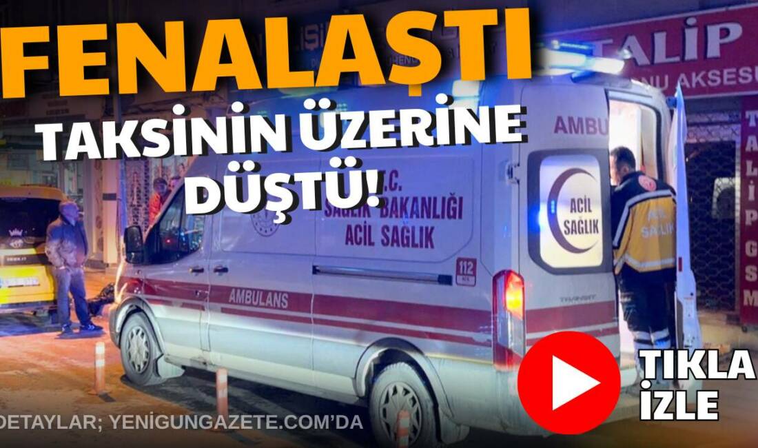Aksaray’da kaldırımda yürüdüğü sırada fenalaşan çocuk yere yığıldı, o esnada