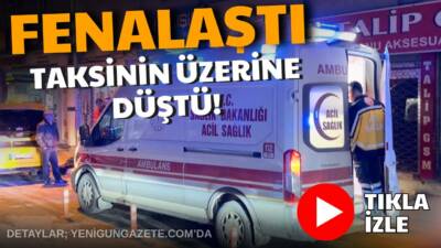 Aksaray’da kaldırımda yürüdüğü sırada fenalaşan çocuk yere yığıldı, o esnada