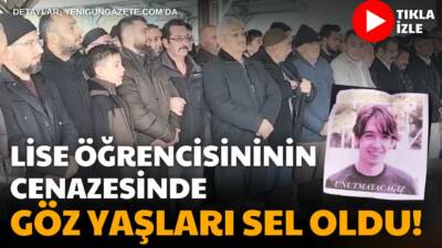 Aksaray’da motosiklet kazasında yaşamını yitiren 17 yaşındaki liseli öğrenci, bugün