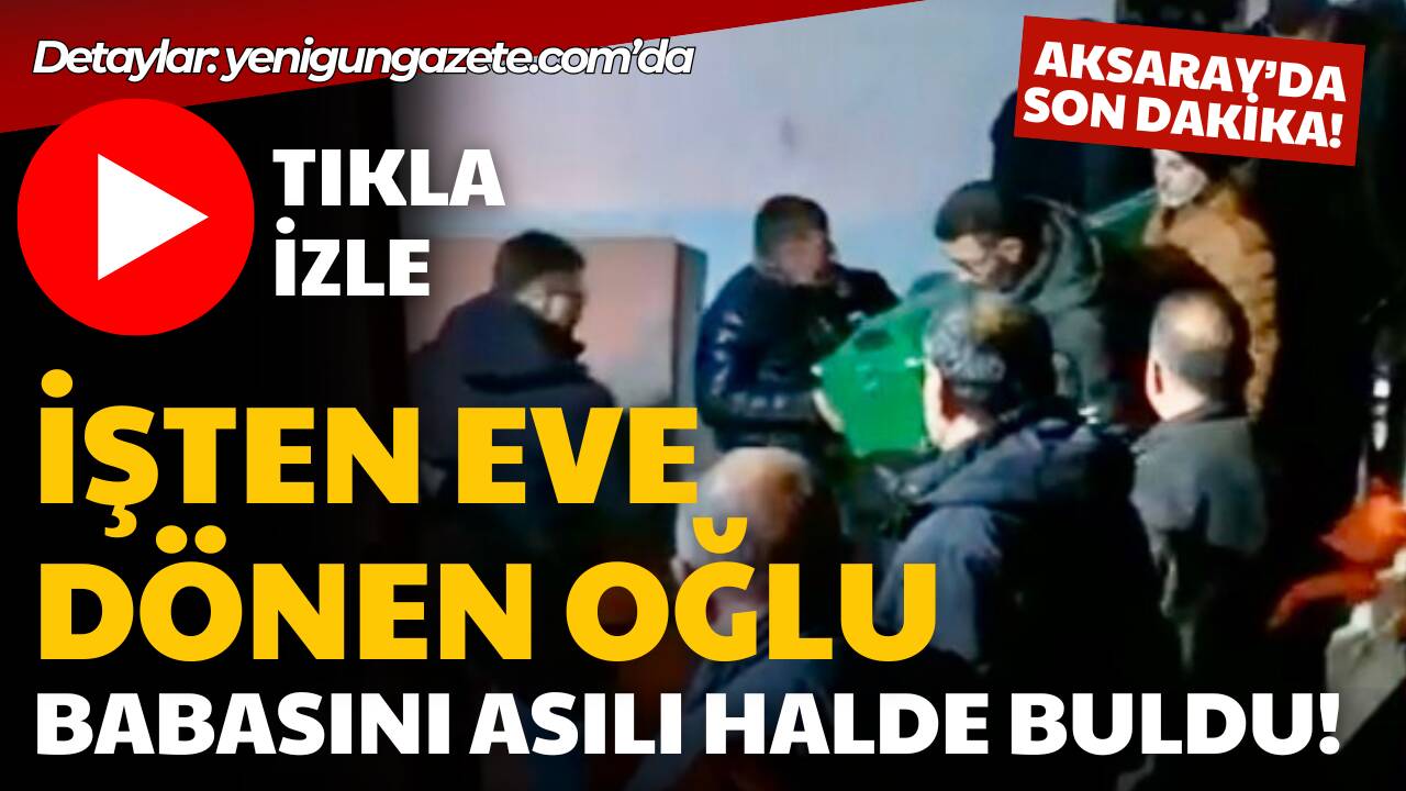 Aksaray Küçükbölcek’te bir apartman dairesinde yaşayan 54 yaşındaki şahıs evinde