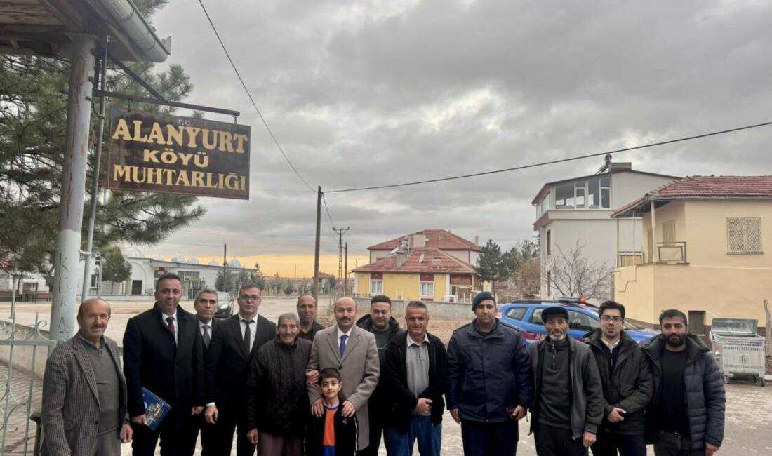 Güzelyurt Kaymakamı Süleyman Arat, ilçeye bağlı Alanyurt Köyünü ziyaret ederek