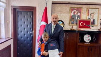 Güzelyurt Hasan Hüseyin Demircioğlu İlkokulu öğrencisi Uhud Emre Duysak, Dilimizin