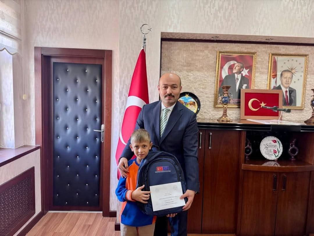 Güzelyurt Hasan Hüseyin Demircioğlu İlkokulu öğrencisi Uhud Emre Duysak, Dilimizin