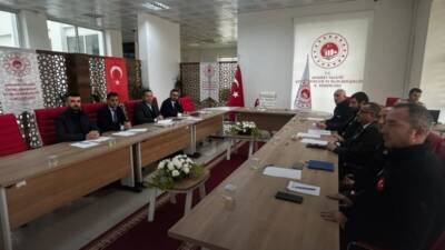 Ihlara Vadisi Projesi Değerlendirme Toplantısı, İl Müdürlüğü toplantı salonunda ilgili