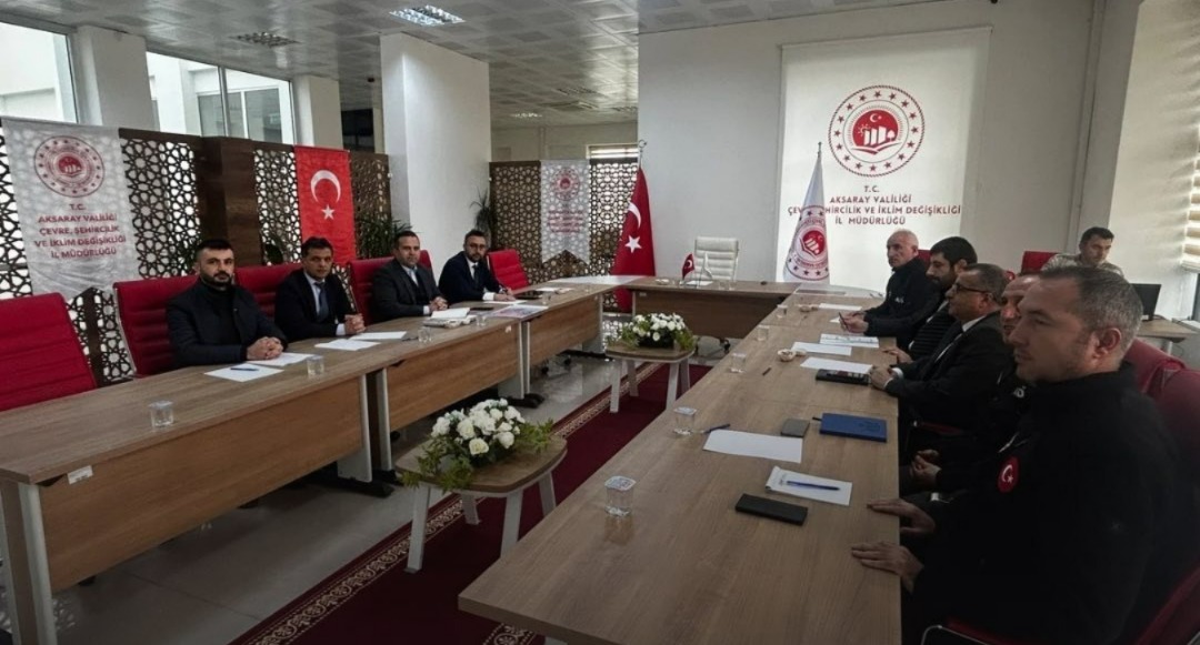 Ihlara Vadisi Projesi Değerlendirme Toplantısı, İl Müdürlüğü toplantı salonunda ilgili