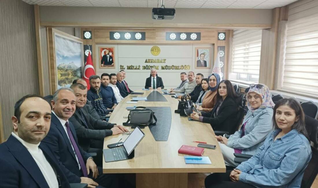 Aksaray İl Millî Eğitim Müdürü Metin Alpaslan, kurum bünyesinde önemli