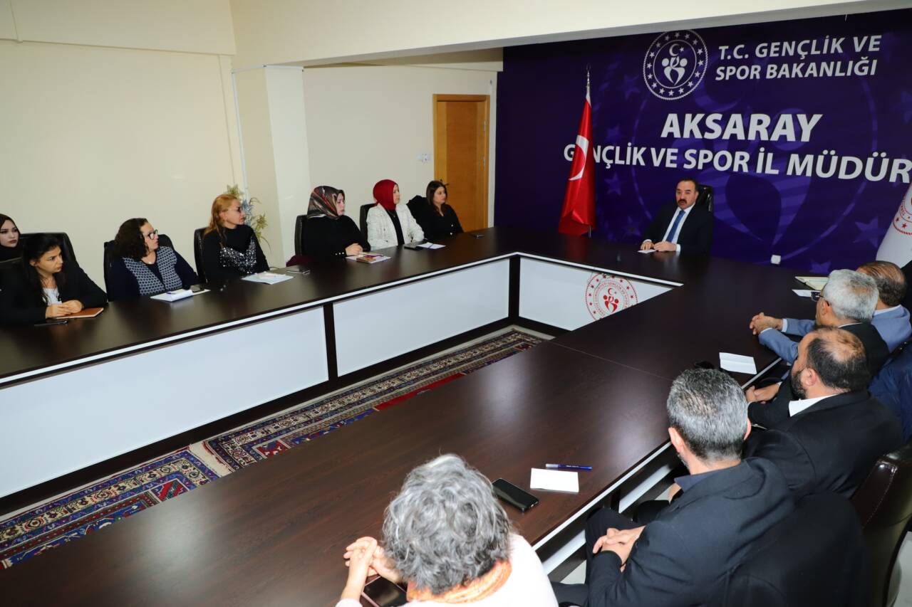 Aksaray Gençlik ve Spor İl Müdürlüğü bünyesinde yürütülen çalışmaların ele
